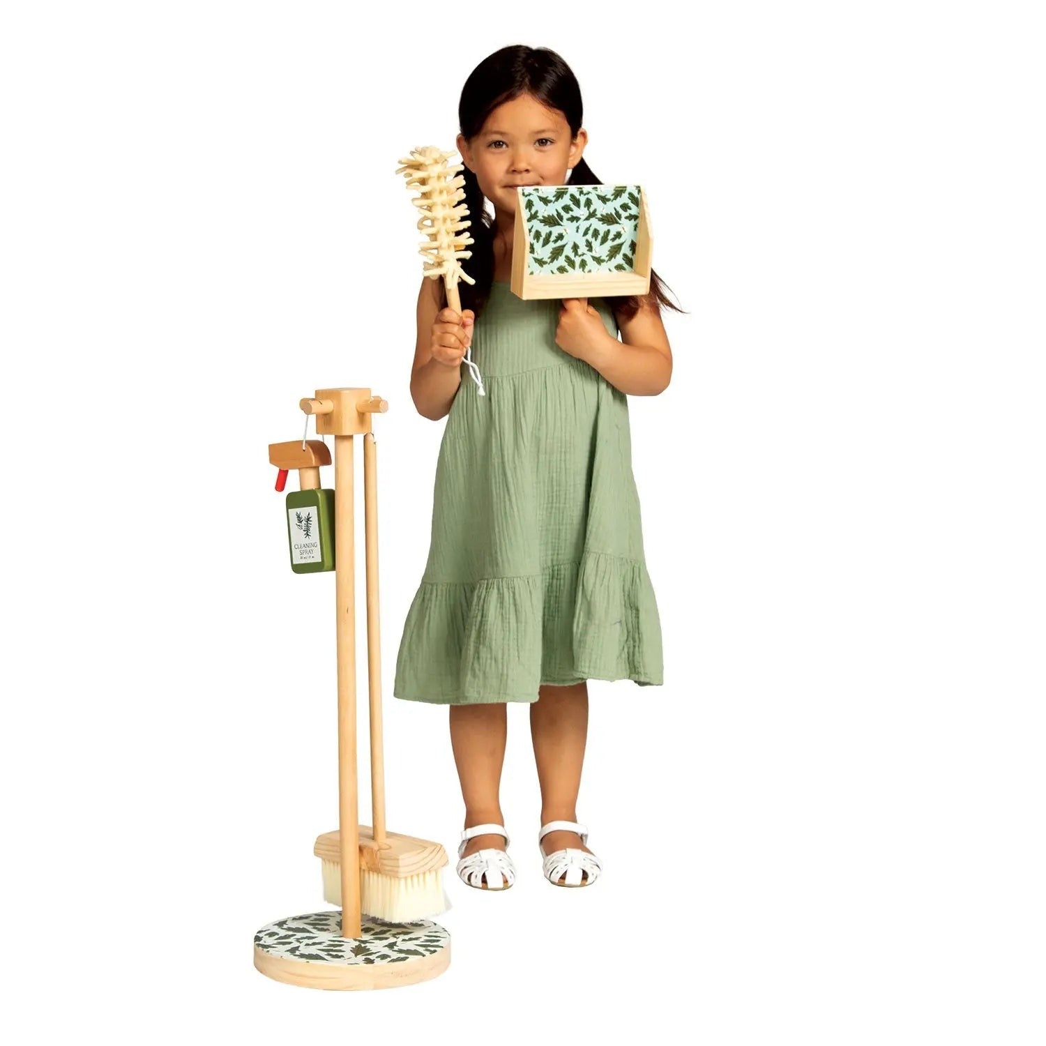 5pc Wooden Pretend Cleaning Set