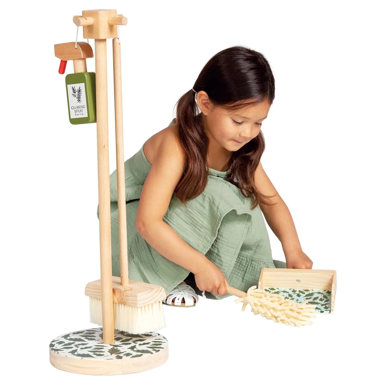 5pc Wooden Pretend Cleaning Set