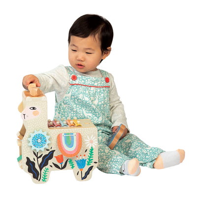Musical Llama Wooden Instrument for Toddlers