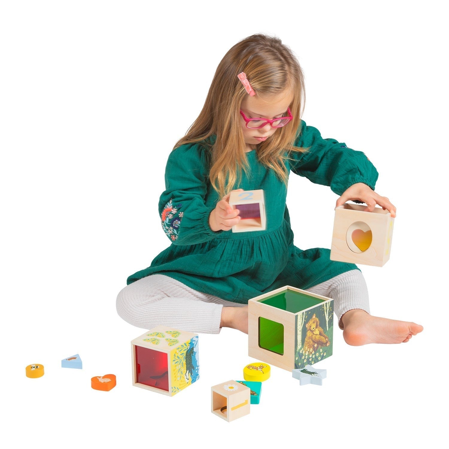 Enchanted Forest 12pc Wooden Stacking Set
