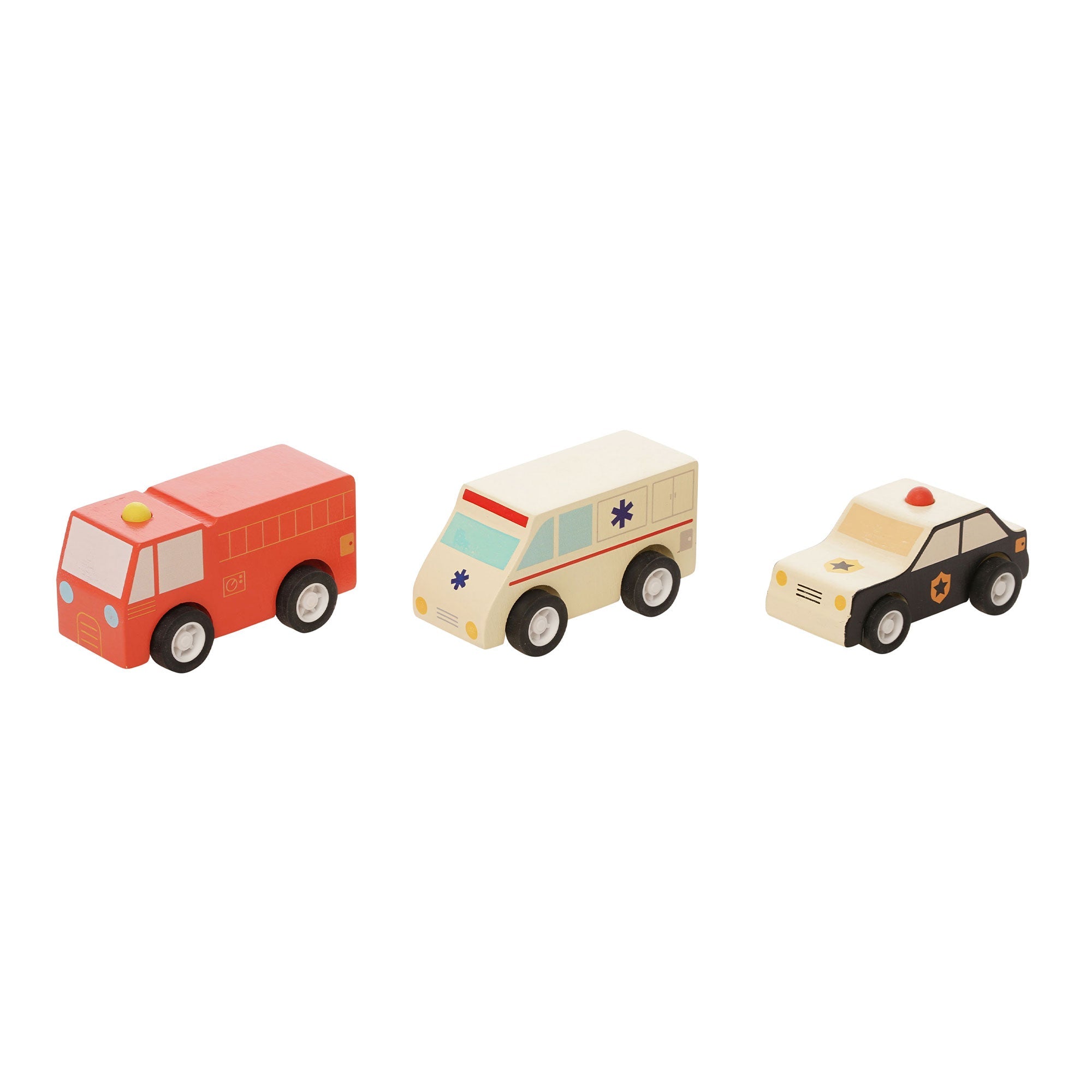 Pull Back Rescuers Cars - 20pc PDQ