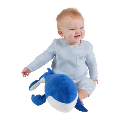 Velveteen Wistful Whale 16"