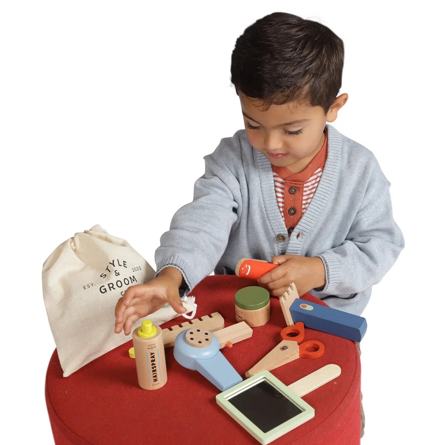 Style & Groom 9 Piece Wooden Toy Set
