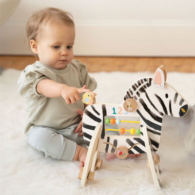 Wooden Activity Toy - Safari Zebra