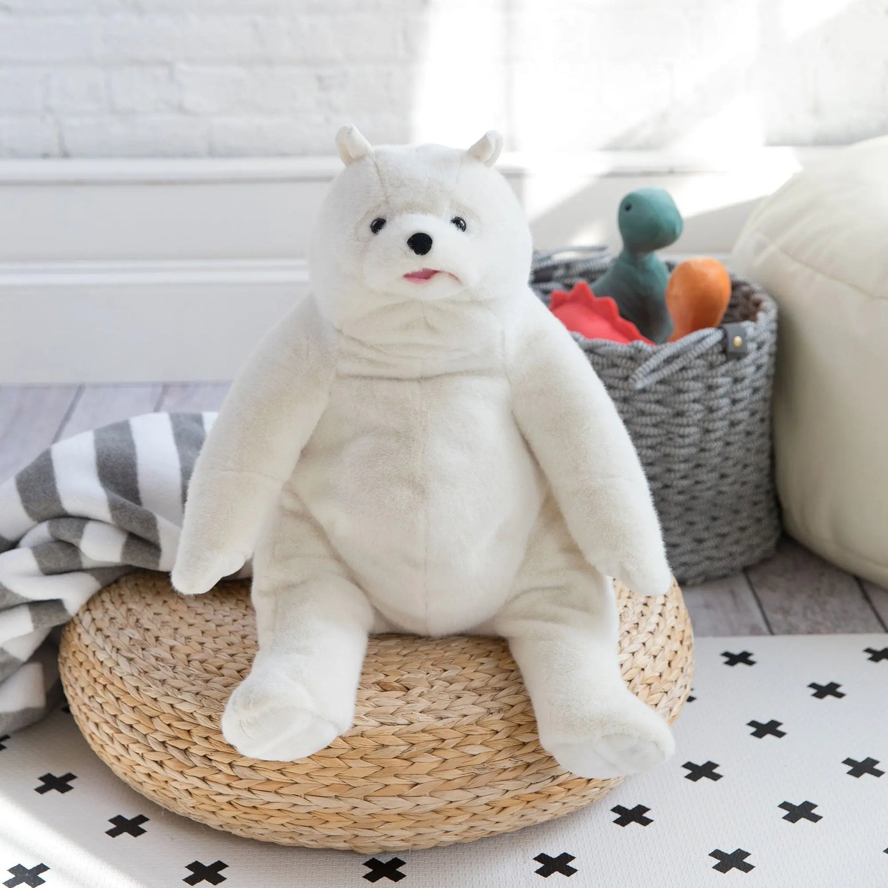18" Cream Kodiak Teddy Bear