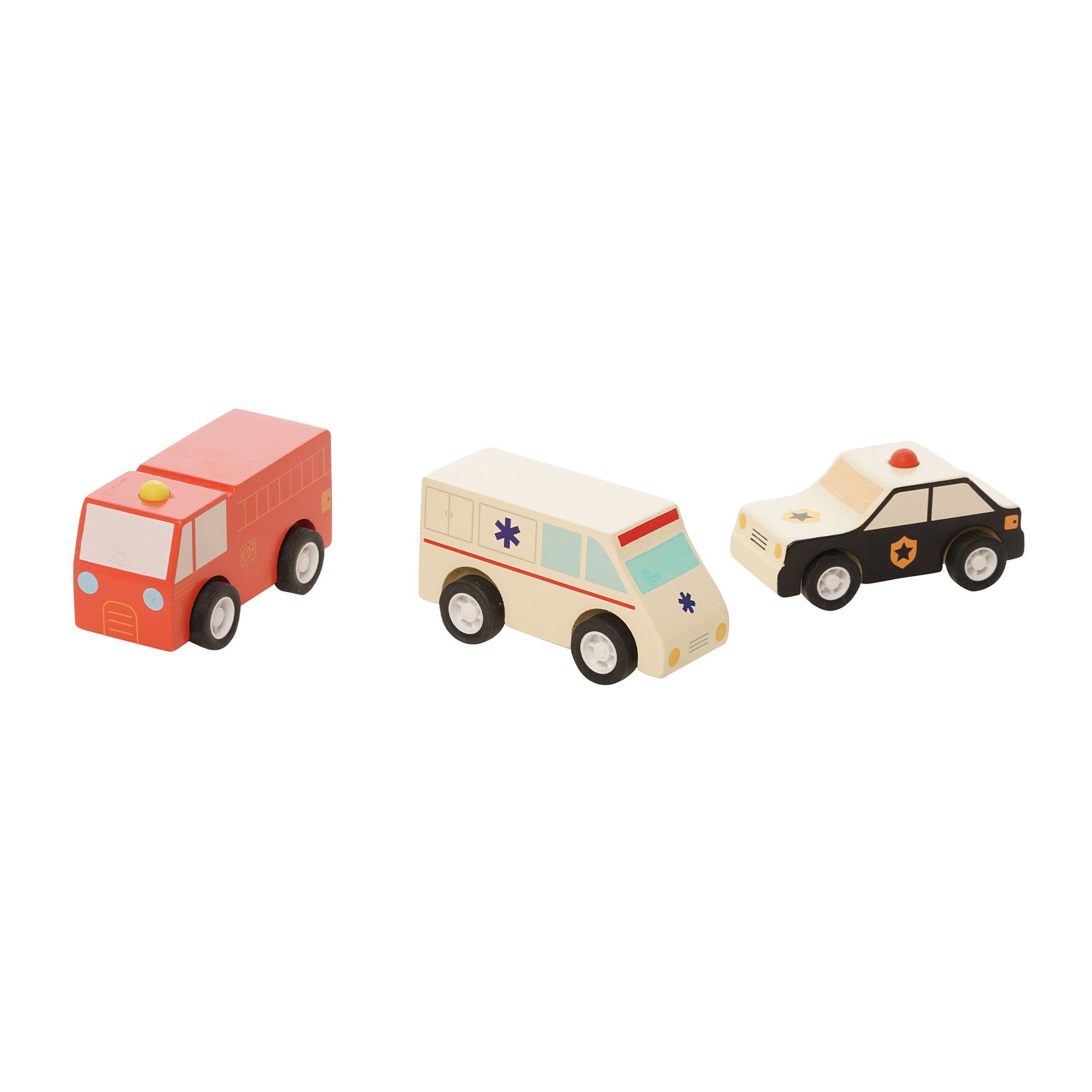 Pull Back Rescuers Cars - 20pc PDQ