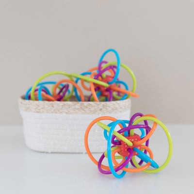 Winkel Rattle+Sensory Teether Toy
